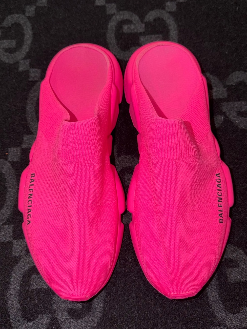 Balenciaga Women’s Hot Pink Speed Sock Sneakers